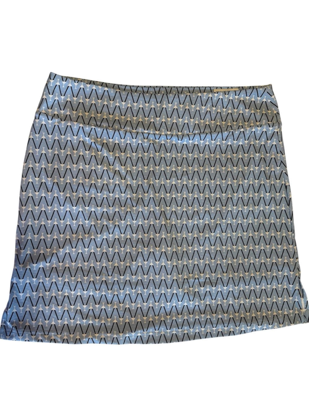 Golftini Skort Blue Martini XL Nautilus and Nice Long
